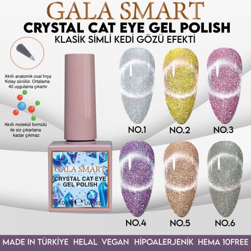 GALA SMART CRYSTAL CAT EYE SERİ 10 ml