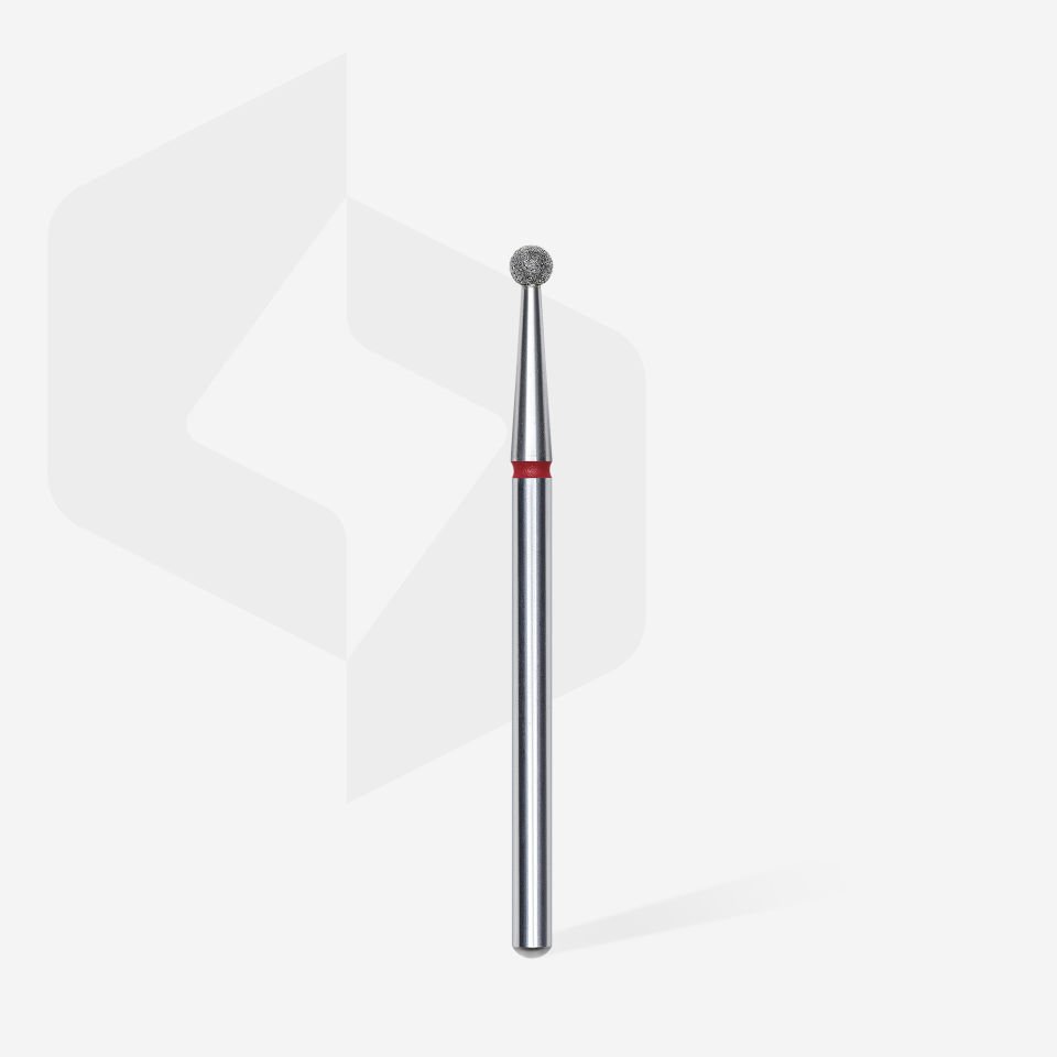 Elmas Küre Freze, Kırmızı, Çap 2,5 mm