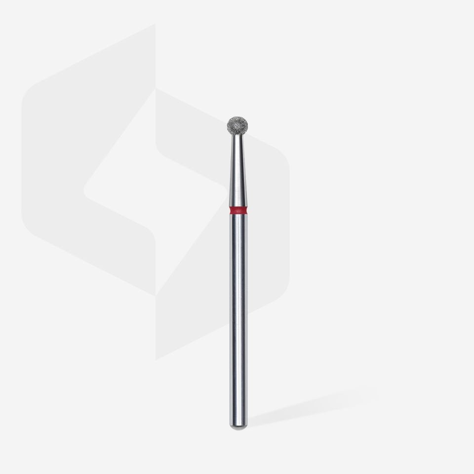 Elmas Küre Freze, Kırmızı, Çap 2,7 mm