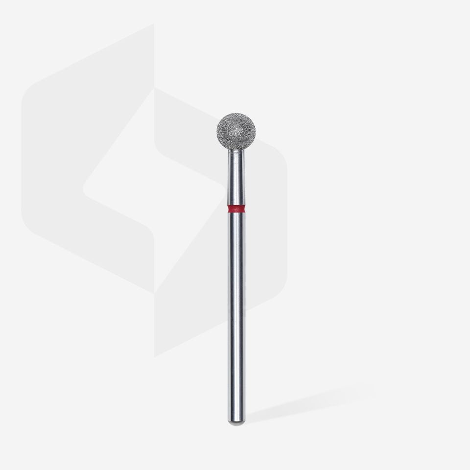 Elmas Küre Freze, Kırmızı, Çap 5 mm