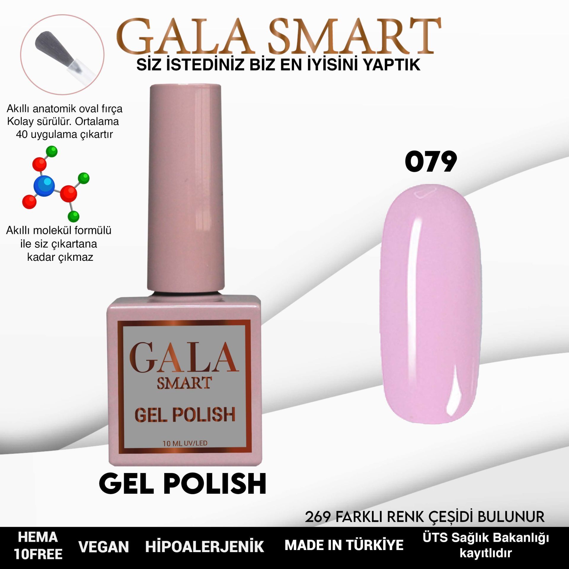 GALA CLASSİC KALICI OJE 10 mle 79