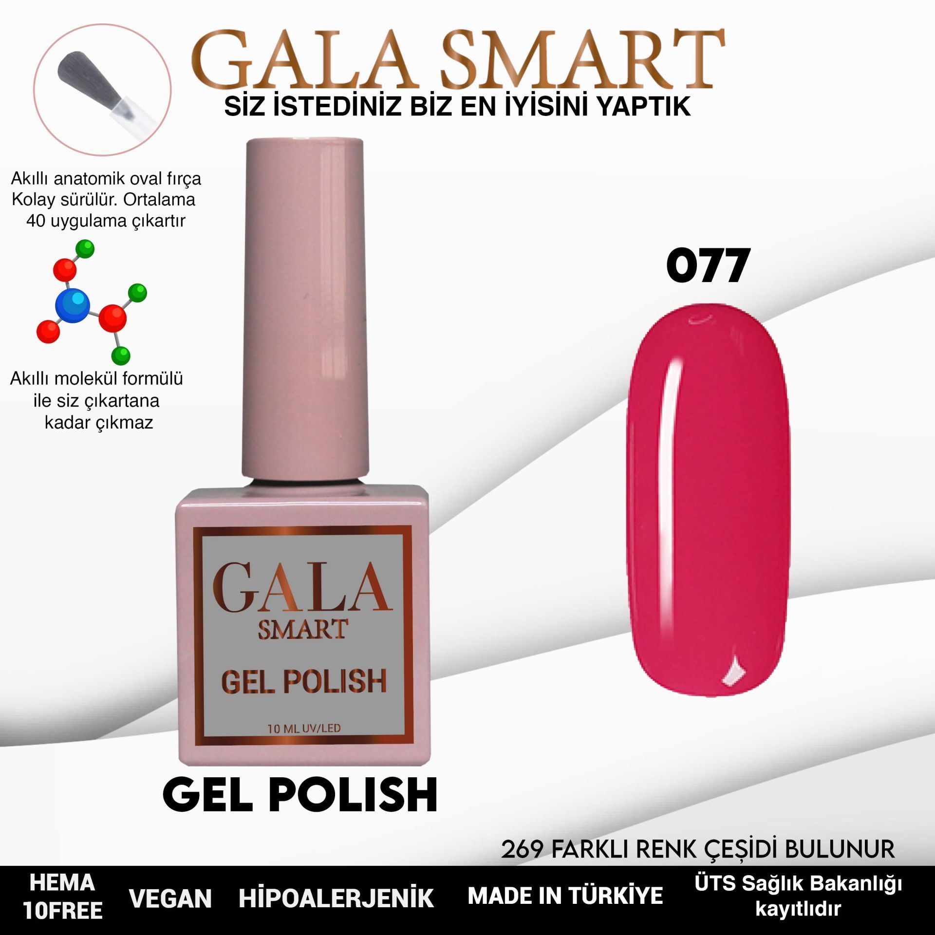 GALA CLASSİC KALICI OJE 10 mle 77