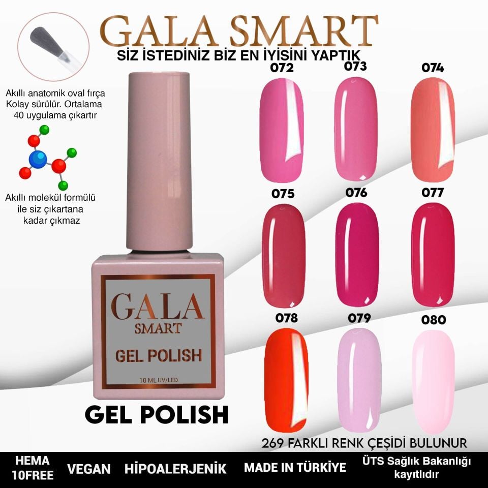 GALA CLASSİC KALICI OJE 10 mle 74