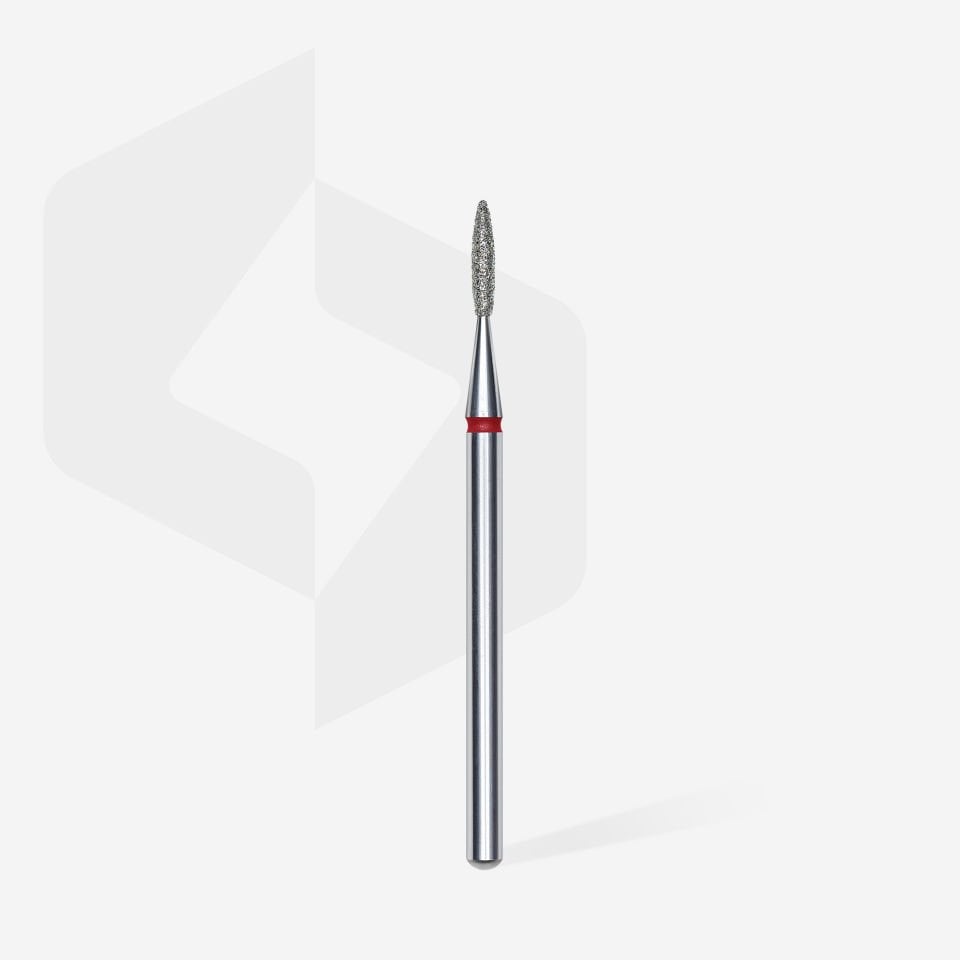 Elmas Alev Freze, Kırmızı, Çap 1,6 mm, Çalışma Kısmı 8 mm
