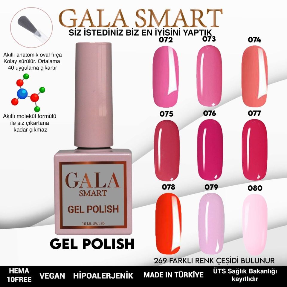 GALA CLASSİC KALICI OJE 10 mle 73