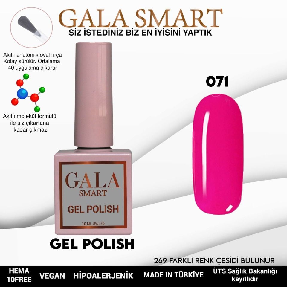 GALA CLASSİC KALICI OJE 10 mle 71