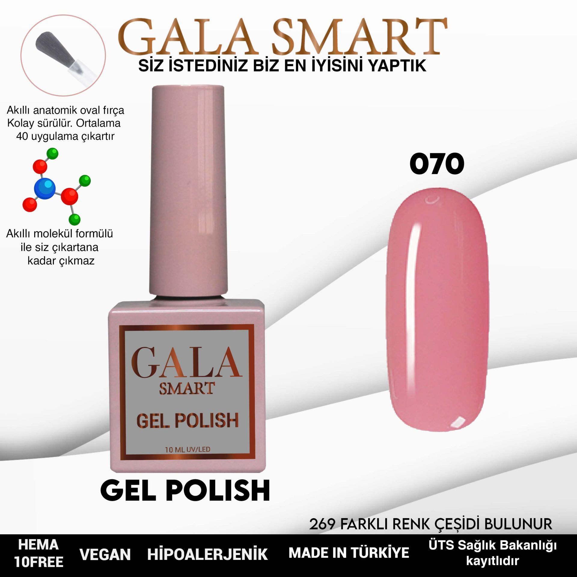 GALA CLASSİC KALICI OJE 10 mle 70