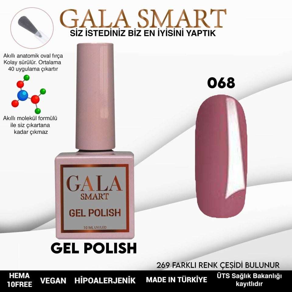GALA CLASSİC KALICI OJE 10 mle 68