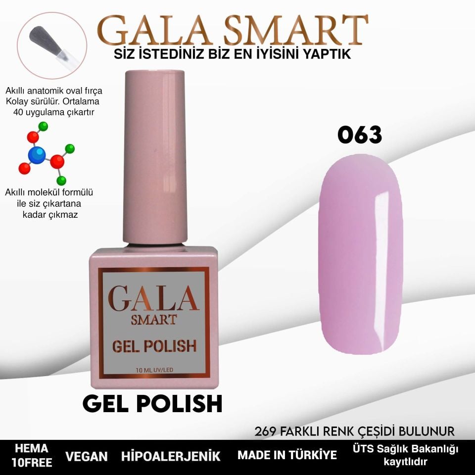 GALA CLASSİC KALICI OJE 10 mle 63