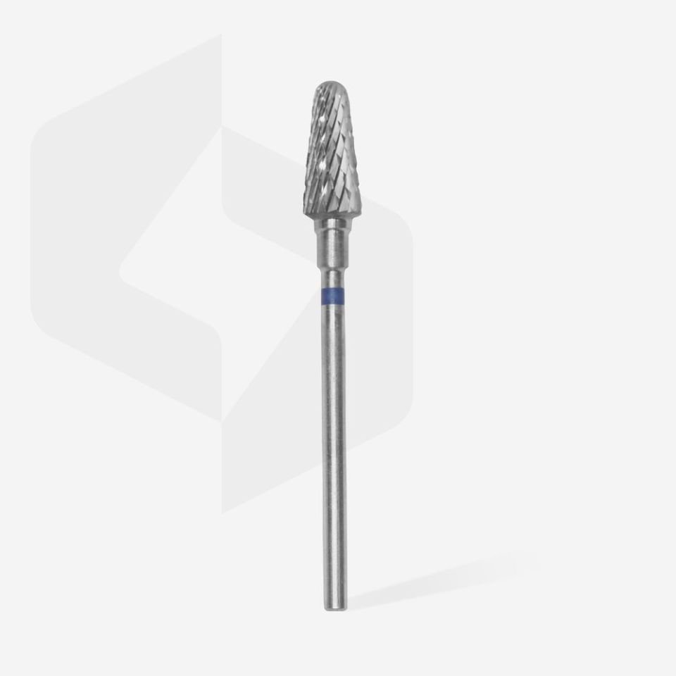 Sert Alaşım Kesik Koni Freze, Mavi, Çap 6 mm / Çalışma Kısmı 14 mm, Adet