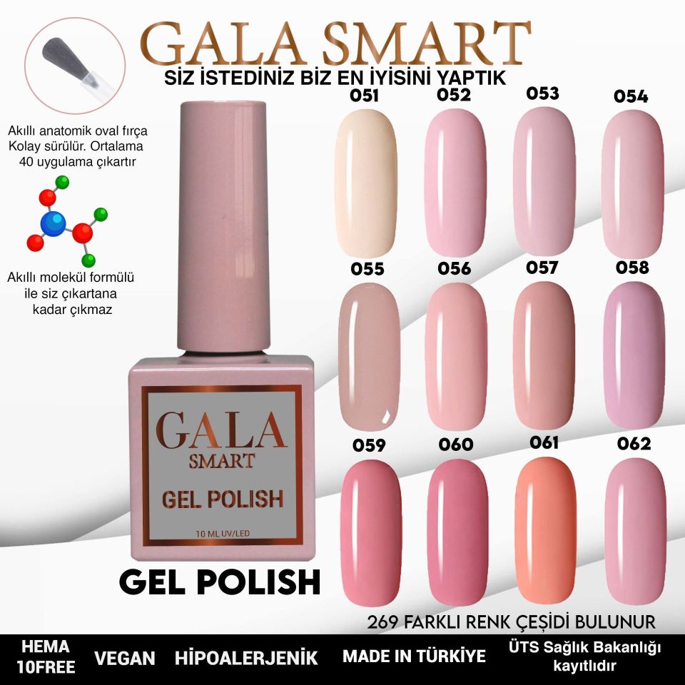 GALA CLASSİC KALICI OJE 10 mle 59