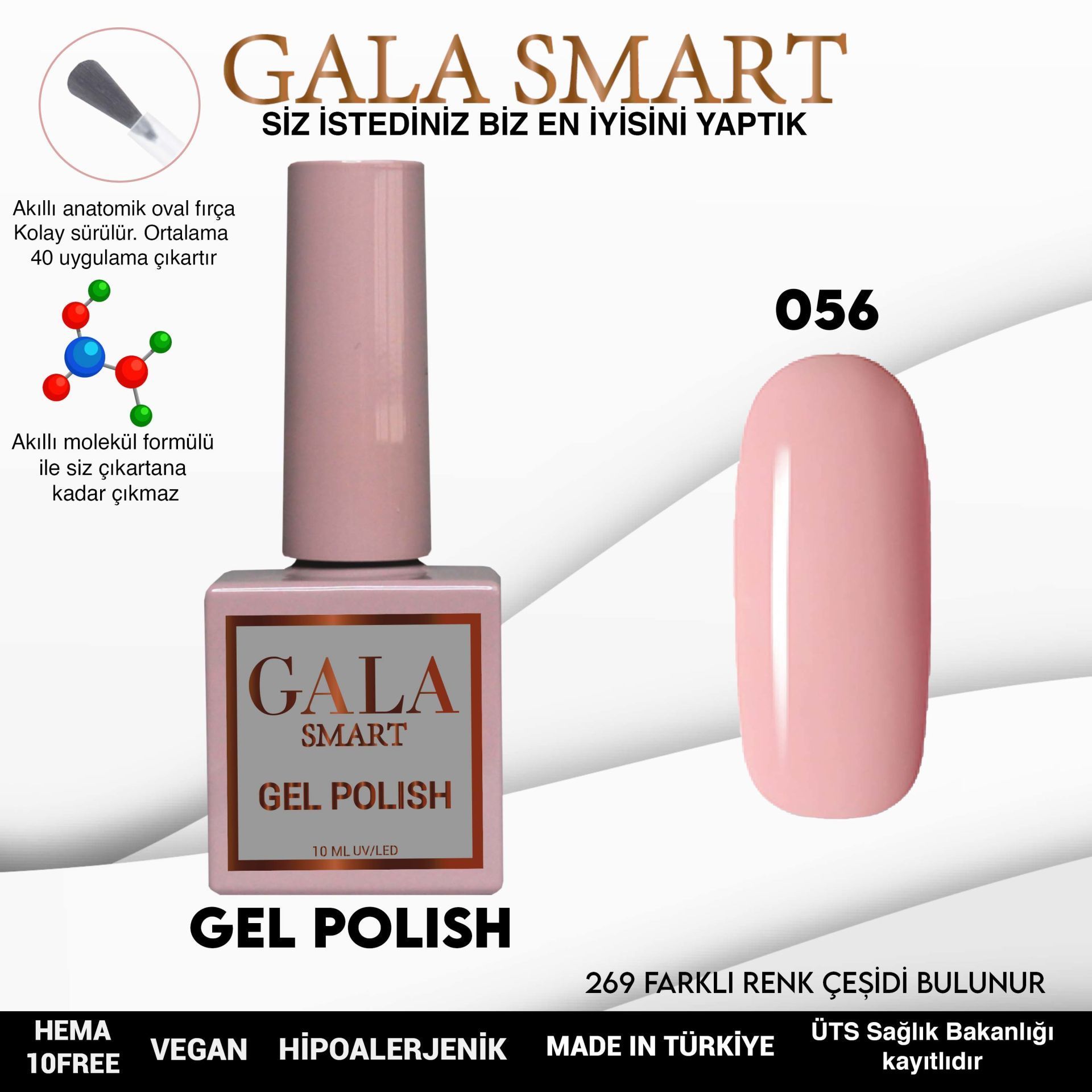 GALA CLASSİC KALICI OJE 10 mle 56