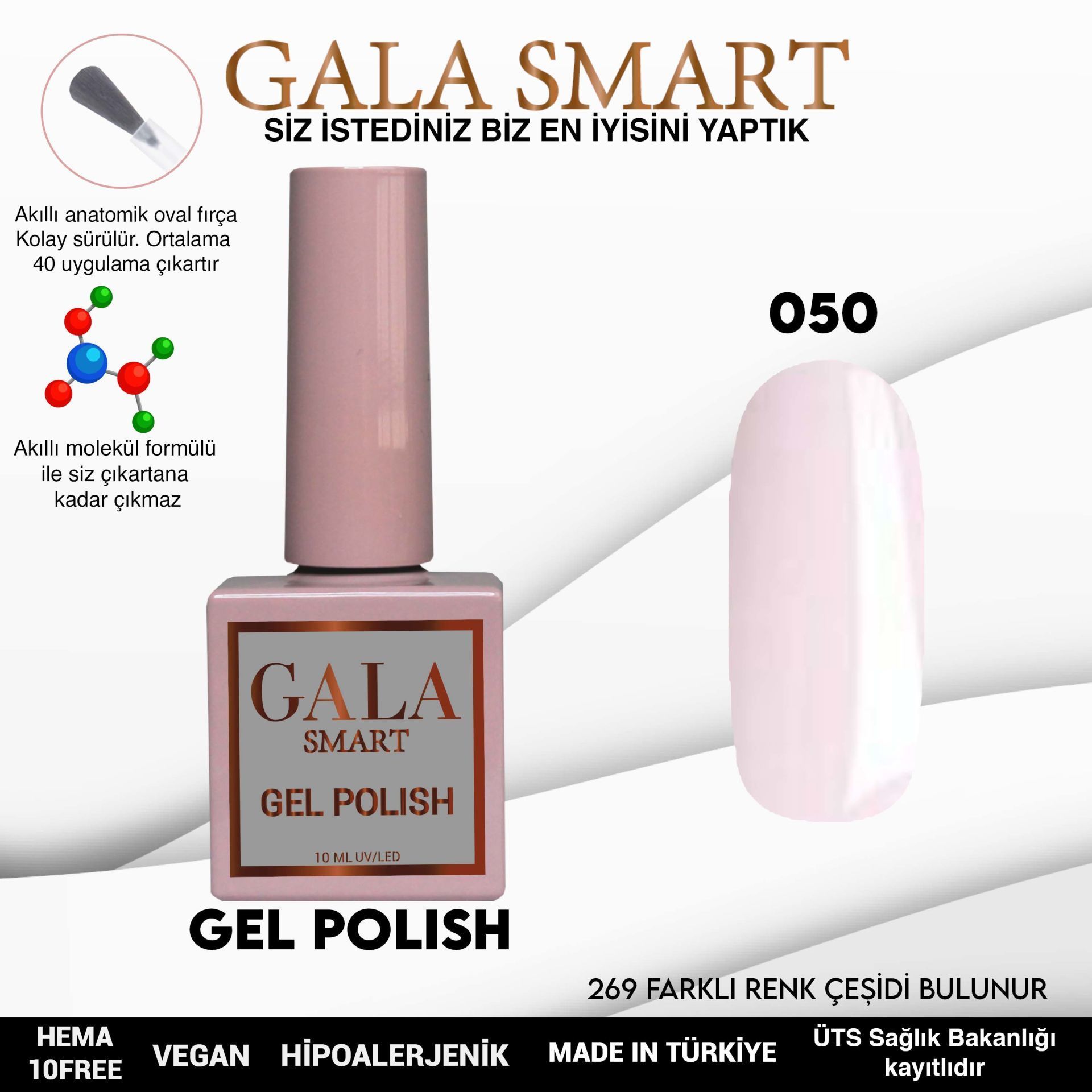 GALA CLASSİC KALICI OJE 10 mle 50