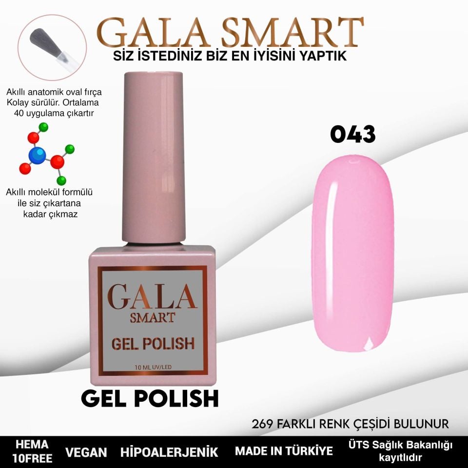GALA CLASSİC KALICI OJE 10 mle 43