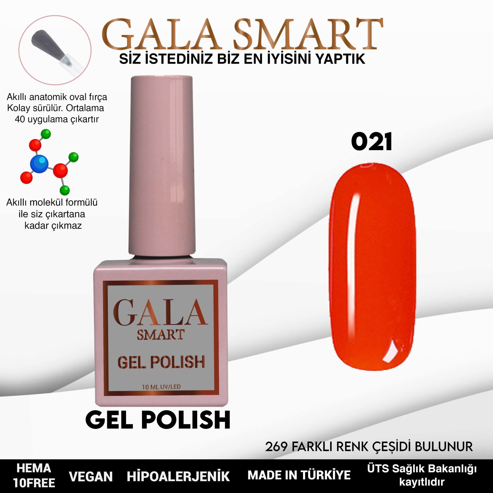 GALA CLASSİC KALICI OJE 10 mle 21