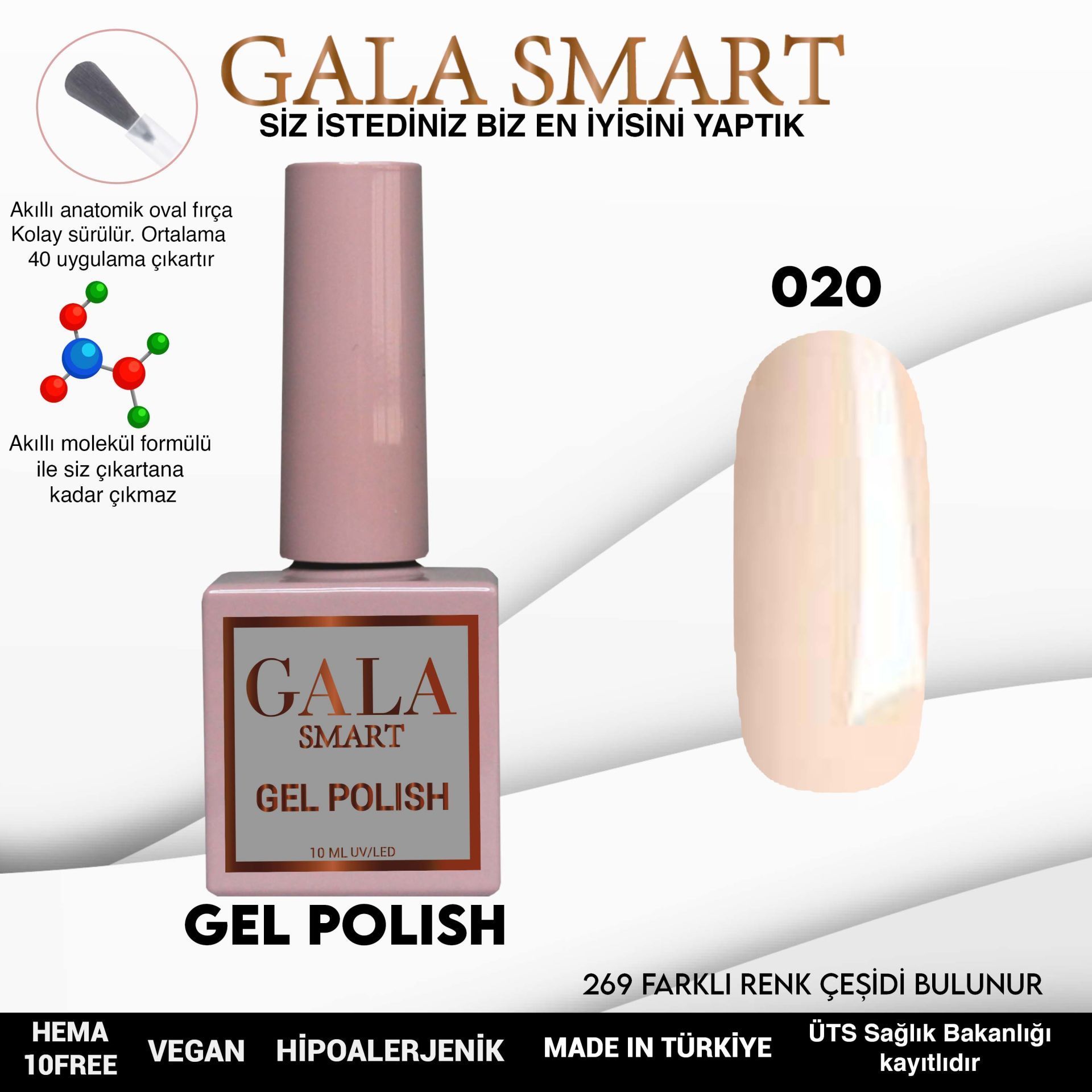GALA CLASSİC KALICI OJE 10 mle 20