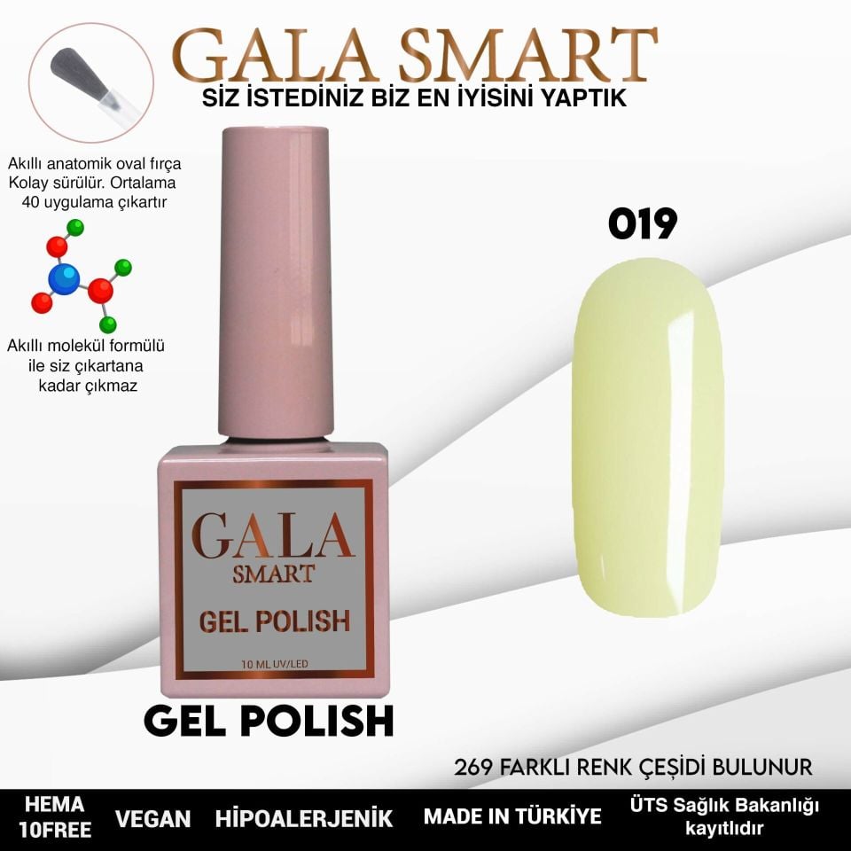 GALA CLASSİC KALICI OJE 10 mle 19