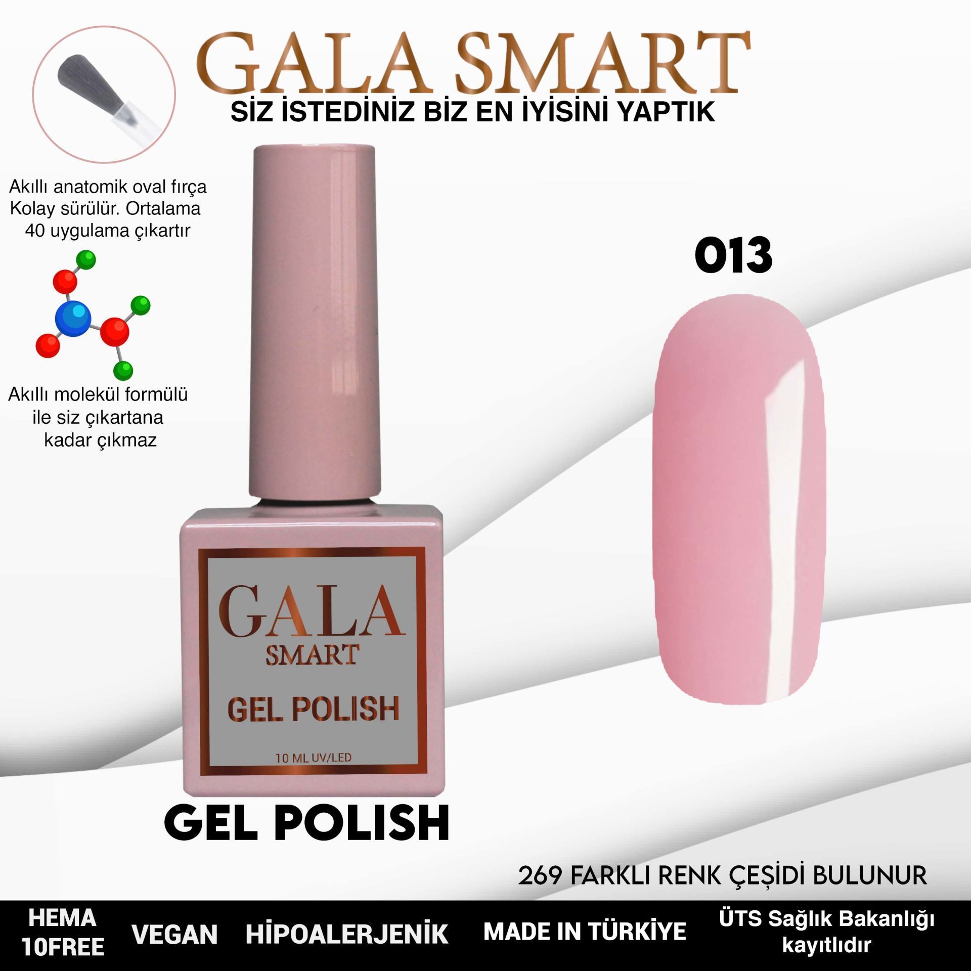 GALA CLASSİC KALICI OJE 10 mle 13