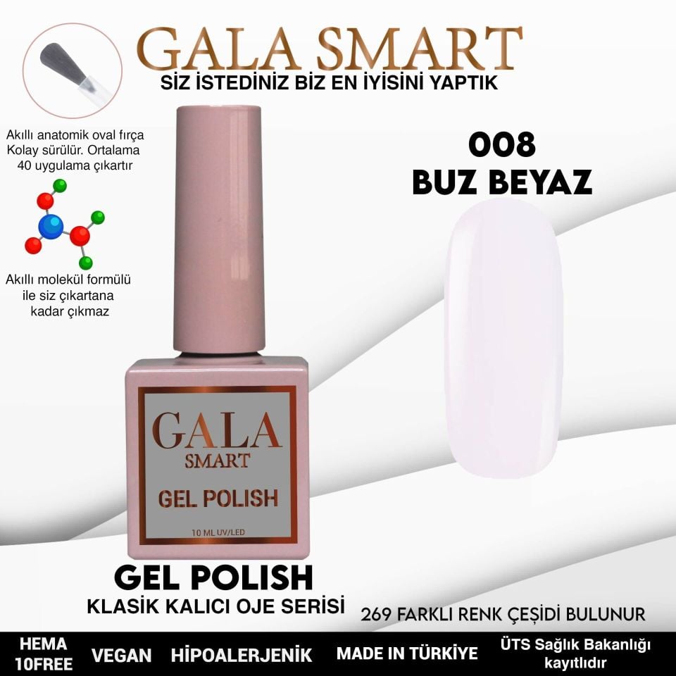 GALA CLASSİC KALICI OJE 10 mle 8