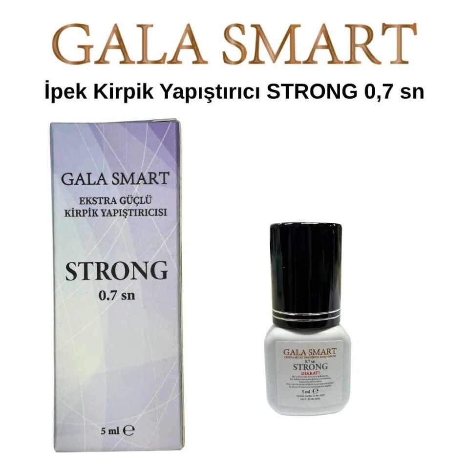 İPEK KİRPİK YAPIŞTIRICI - STRONG 0,7 SANİYE 5 ml