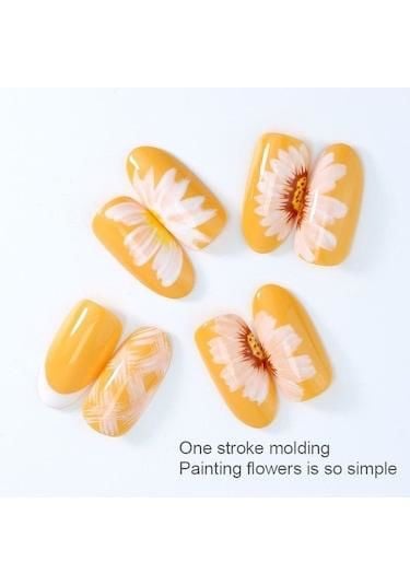 8'li Çiçek Nail Art fırça seti