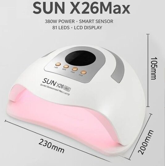 SUN X26 Max 380 Watt 81 Led Uv Led Kurutucu Cihaz