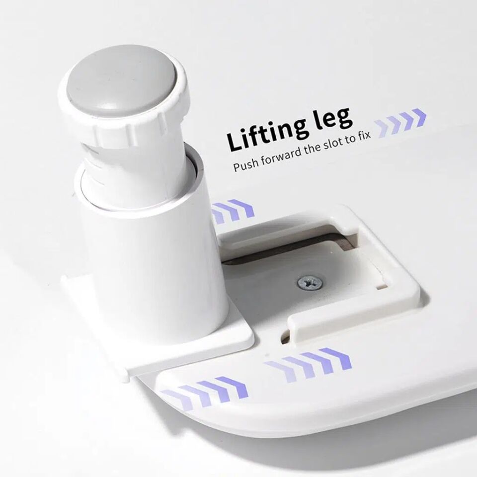 Oval U Tipi Telefon Standlı Ergonomik Manikür Sehpası Beyaz Manikür Kol Desteği U2W