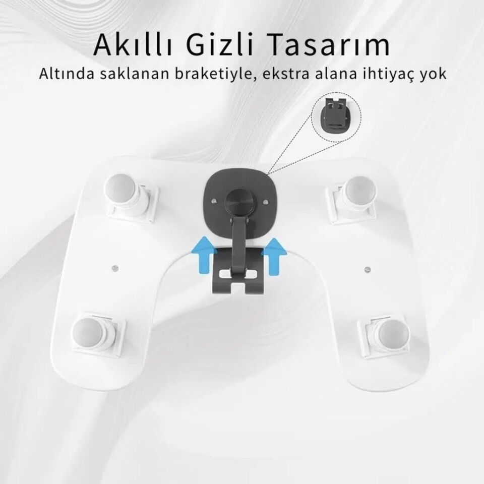 Oval U Tipi Telefon Standlı Ergonomik Manikür Sehpası Pembe Manikür Kol Desteği U2P