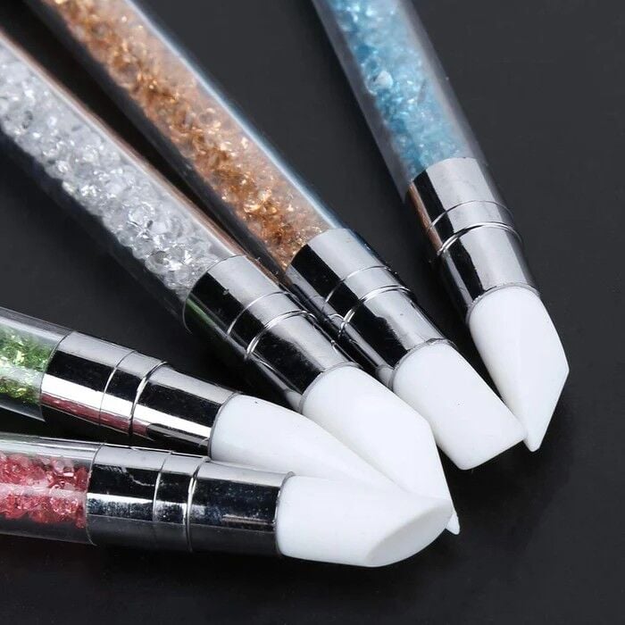 Çift Uçlu Nail Art Silikon Heykel Kalem Seti – Modelleme Ve Süsleme İçin 5’Li Set