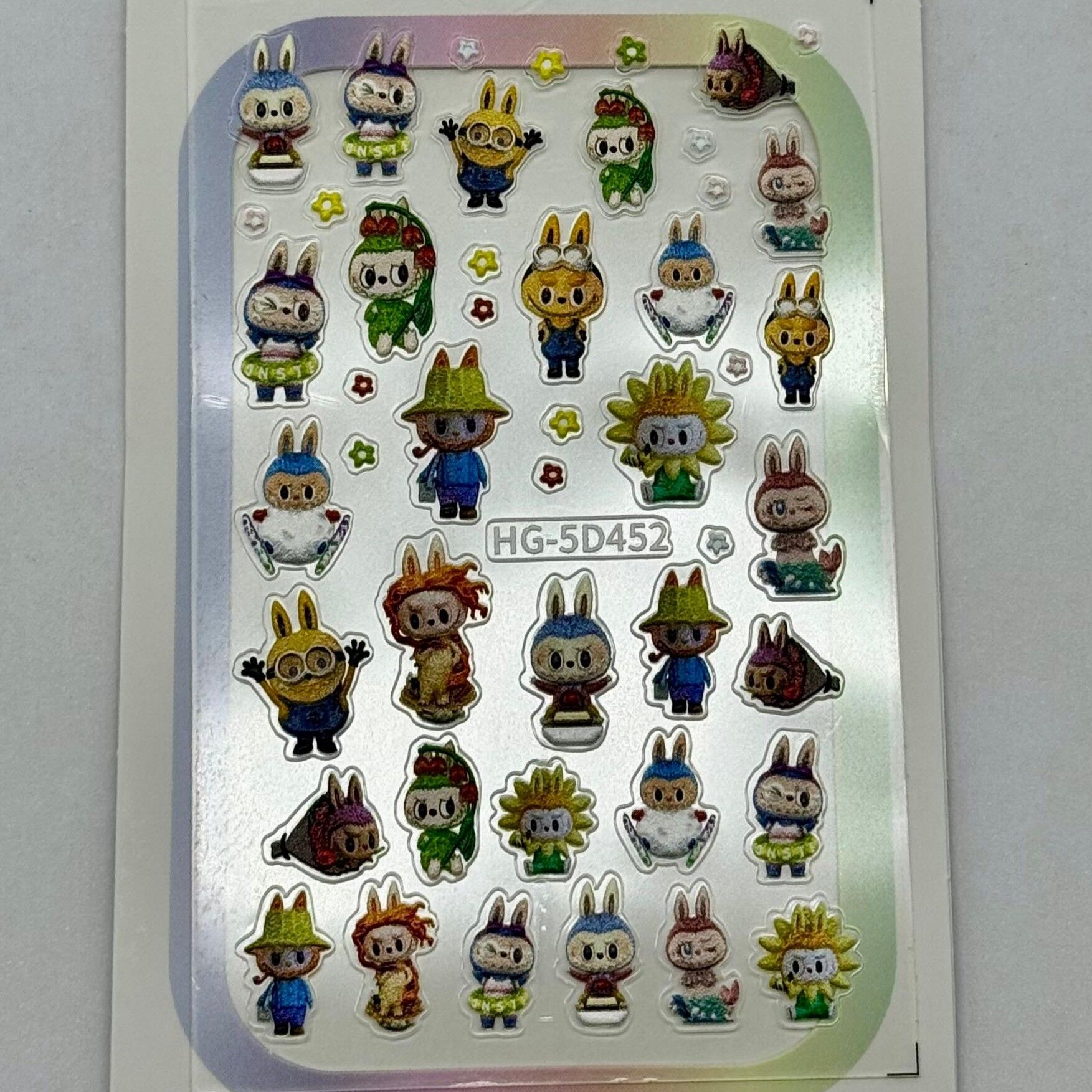 Labubu Tırnak Stiker 452