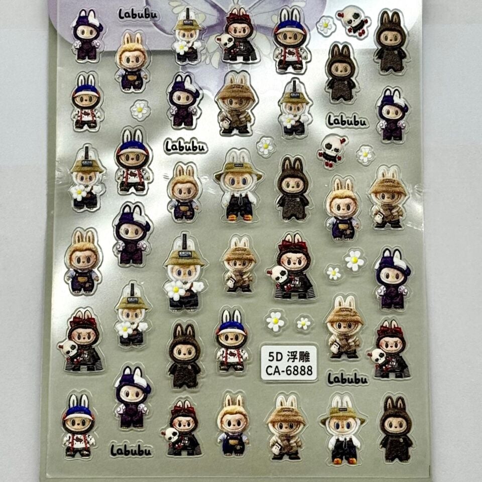 Labubu Tırnak Stiker 6888