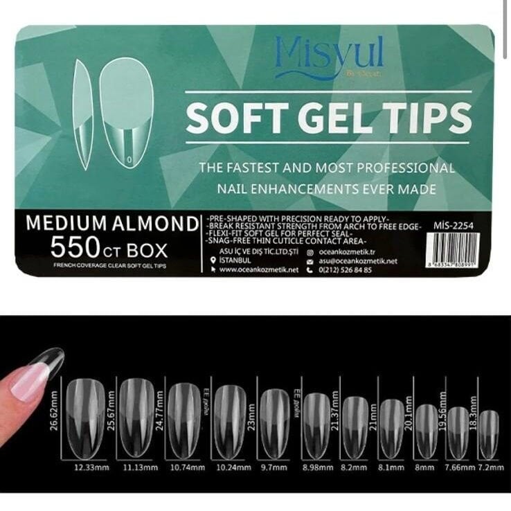 SOFT JEL TIPS MEDIUM COFFIN 550LI