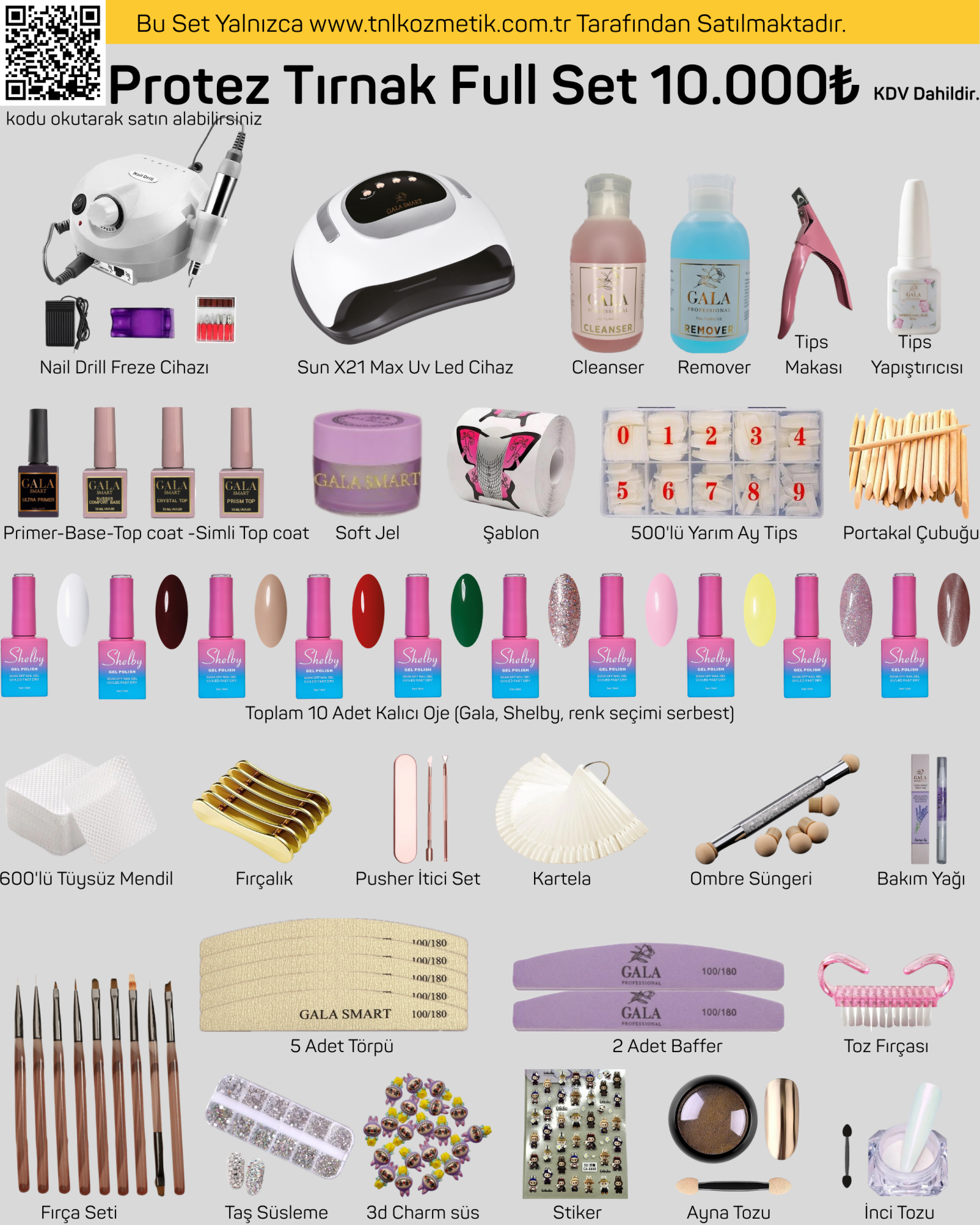 Protez Tırnak Seti No:5