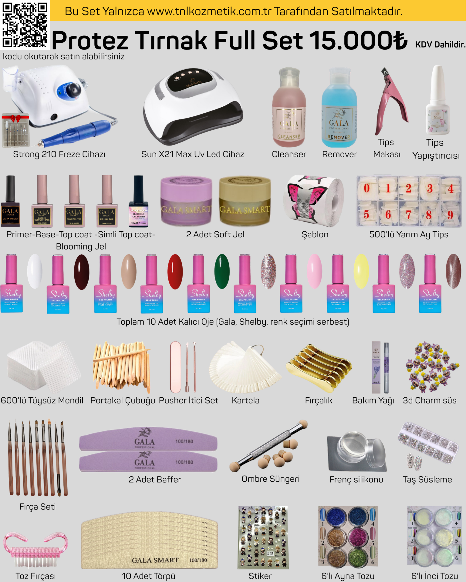 Protez Tırnak Seti No:4