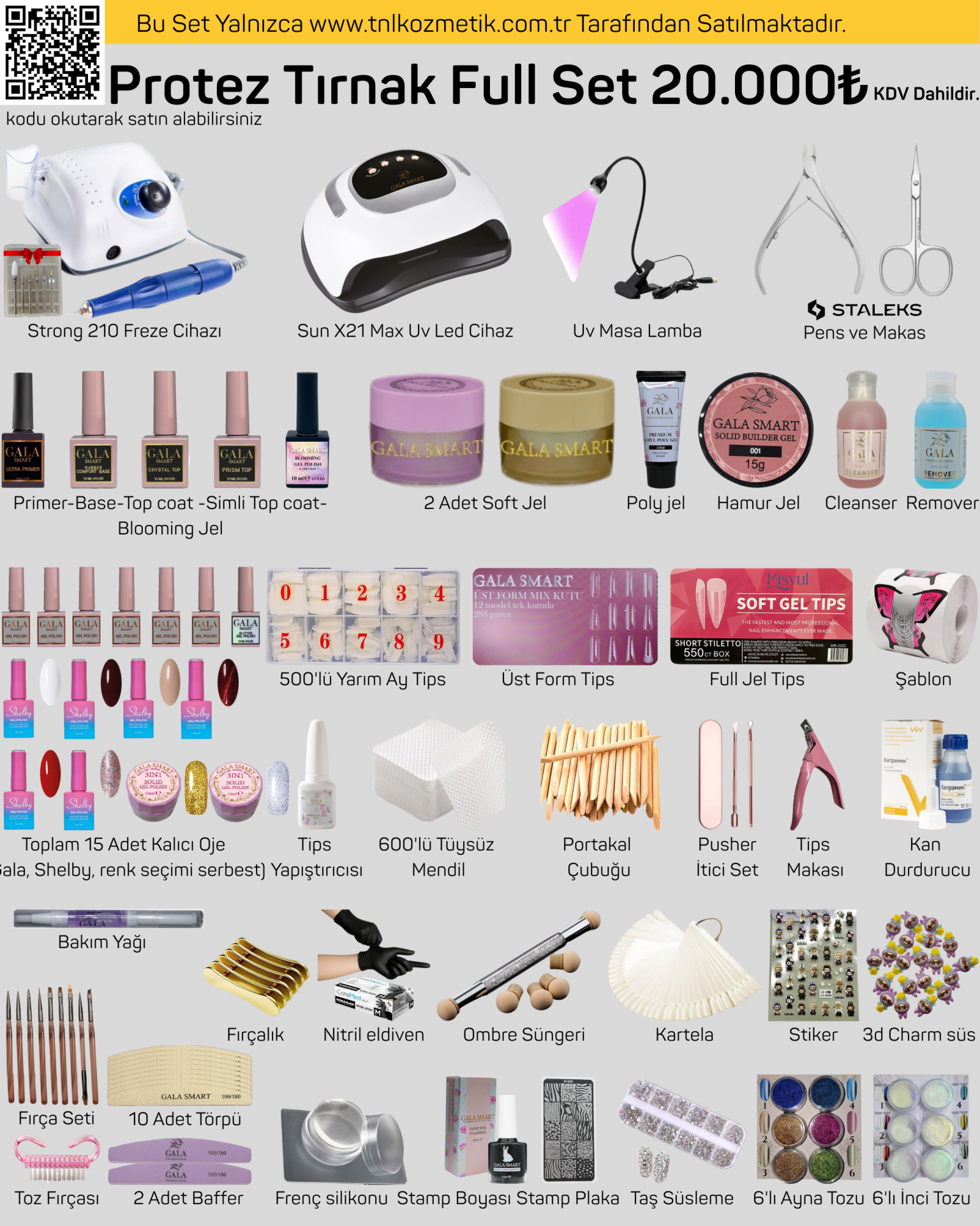 Protez Tırnak Seti No:3