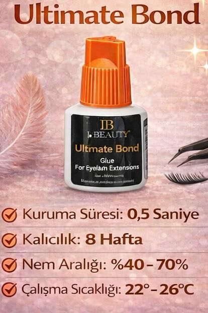 IB Turuncu Kapak İpek Kirpik Yapıştırıcısı