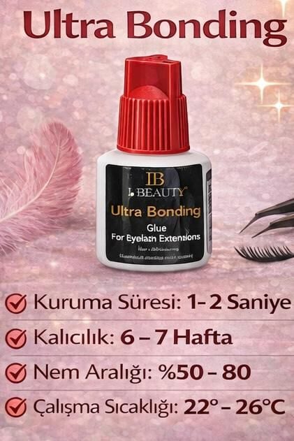 IB Kırmızı Kapak İpek Kirpik Yapıştırıcısı