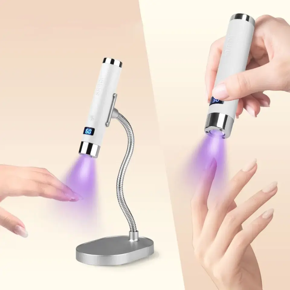G1 Sensörlü Mini Ai Uv Led Lamba Manyetik Standlı Manikür Tırnak Kurutucu 5w