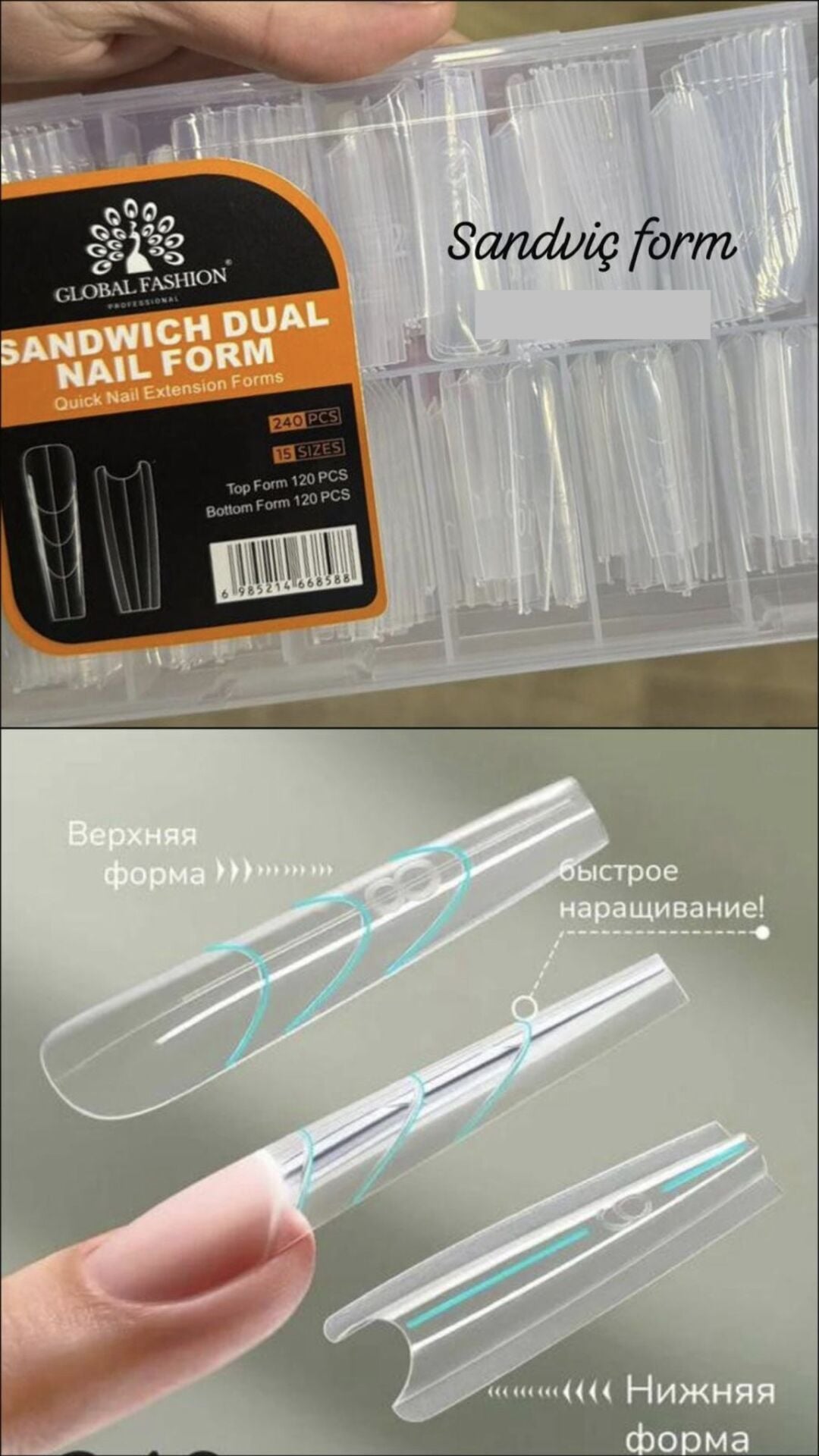 Sandwıch Üst Form Tips Balerin Model