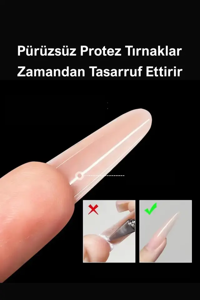 Sandwıch Üst Form Tips Stiletto Model