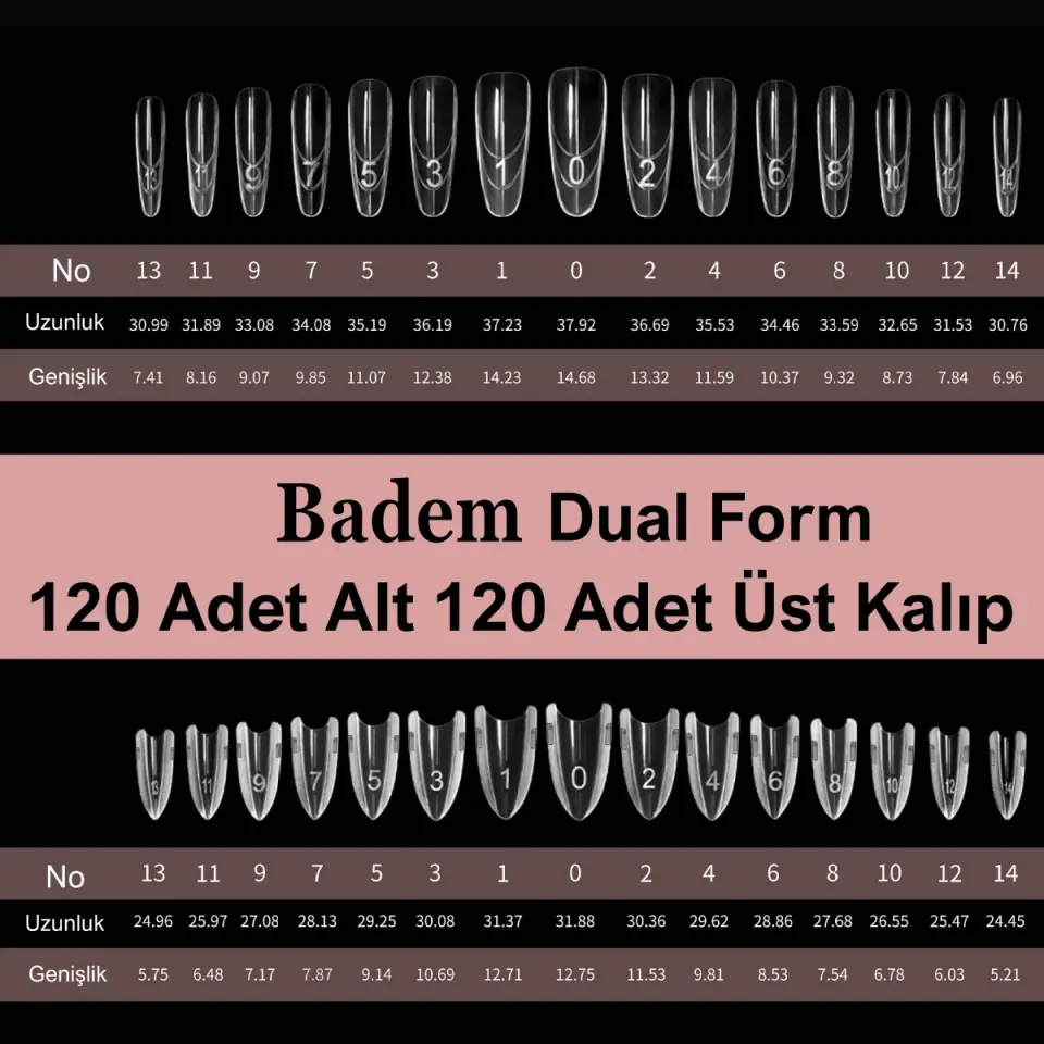 Sandwıch Üst Form Tips Badem Model