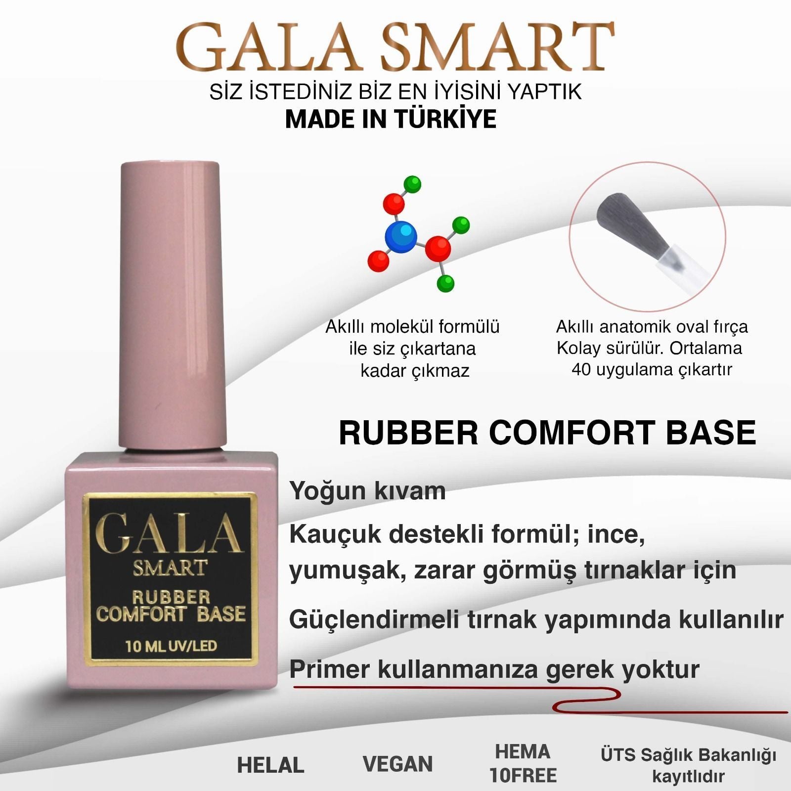 GALA SMART RUBBER COMFORT BASE 10ML