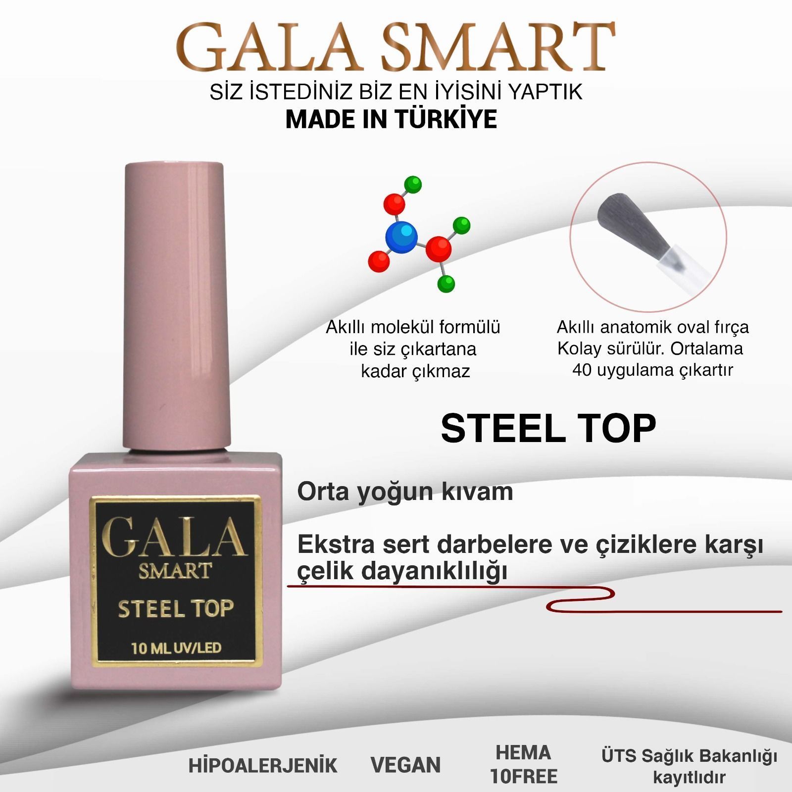 GALA SMART STEEL TOP 10 ml
