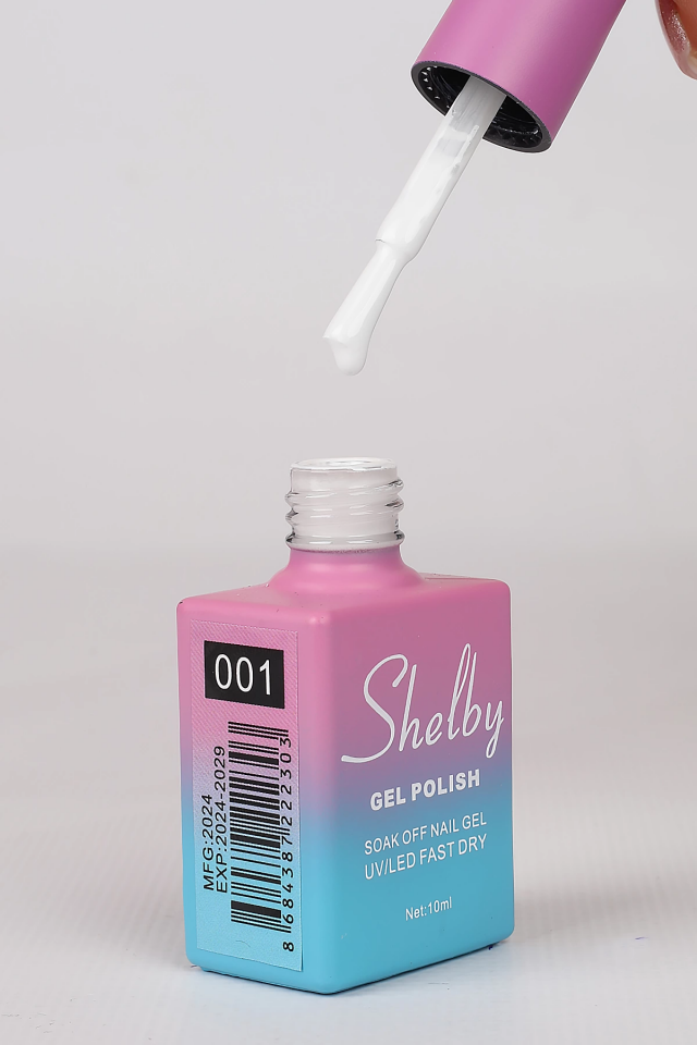 SHELBY 10 ML. A001 SÜPER BEYAZ KALICI OJE