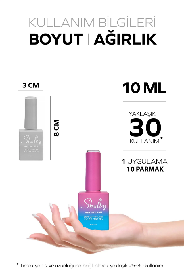 SHELBY 10 ML. A024 KALICI OJE