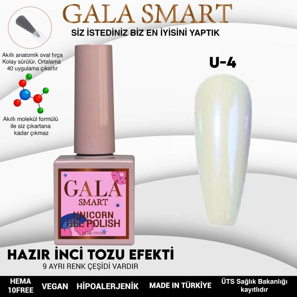 GALA UNİCORN KALICI OJE 10 ml U4