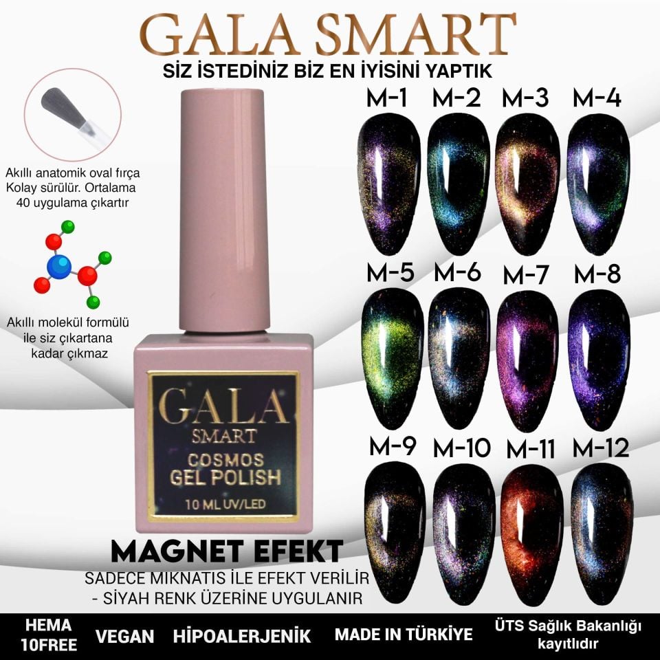 GALA COSMOS KEDİ GÖZÜ 10 ml M12