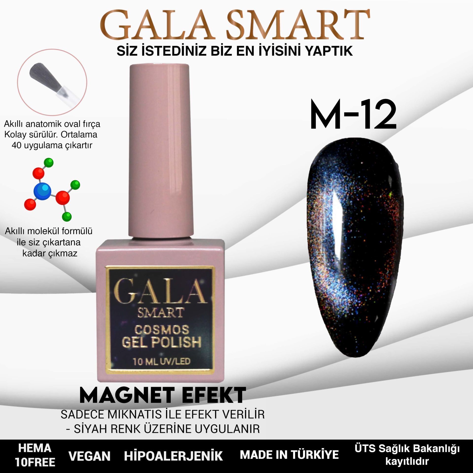 GALA COSMOS KEDİ GÖZÜ 10 ml M12