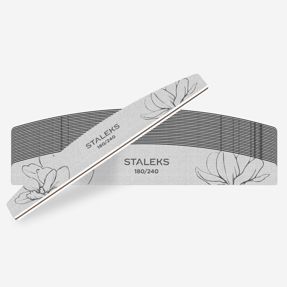 STALEKS EXPERT 40 Mineral yarım ay tırnak törpüsü, 180/240 grit (25 adet)
