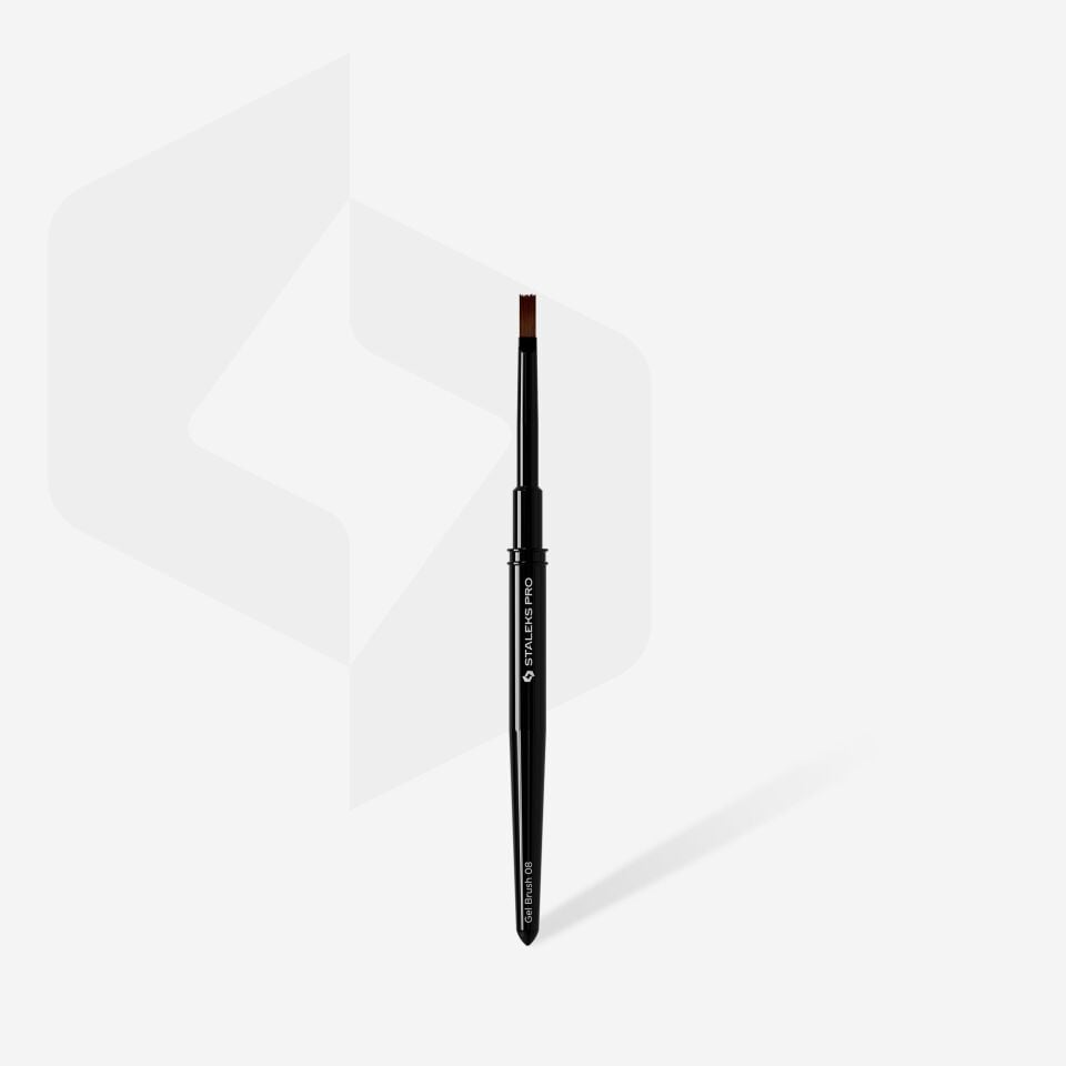 STALEKS EXPERT 08 Düz jel fırçası, genişlik 6 mm/uzunluk 10 mm